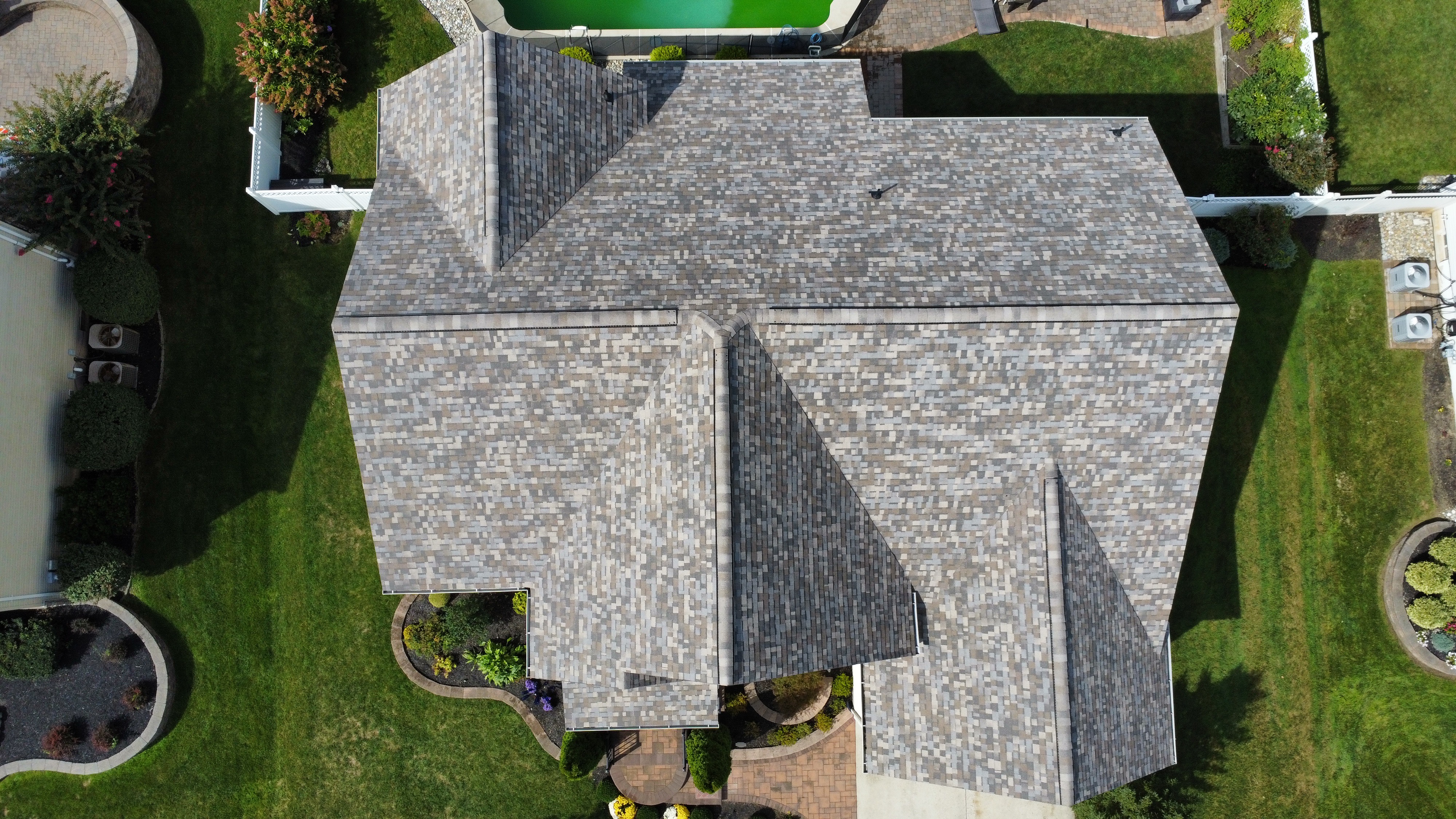 After roof replacement - Banbury residence with new DirectCrews installed shingles