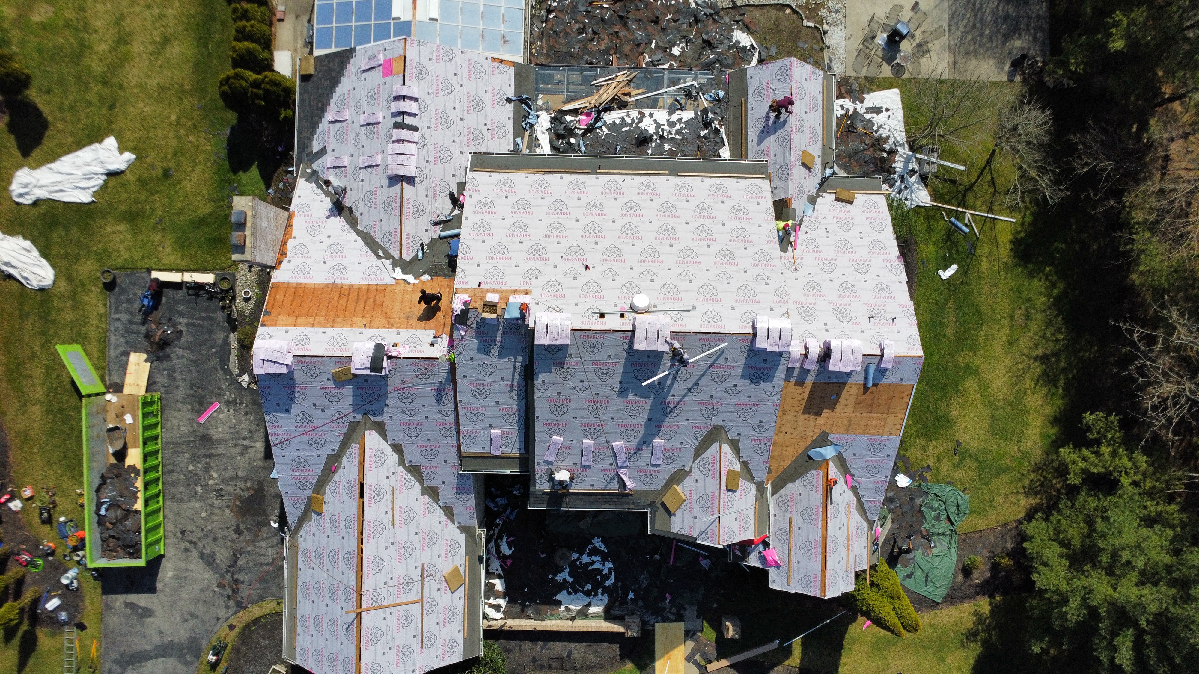 Before roof replacement - Mount Laurel NJ home needing new roof